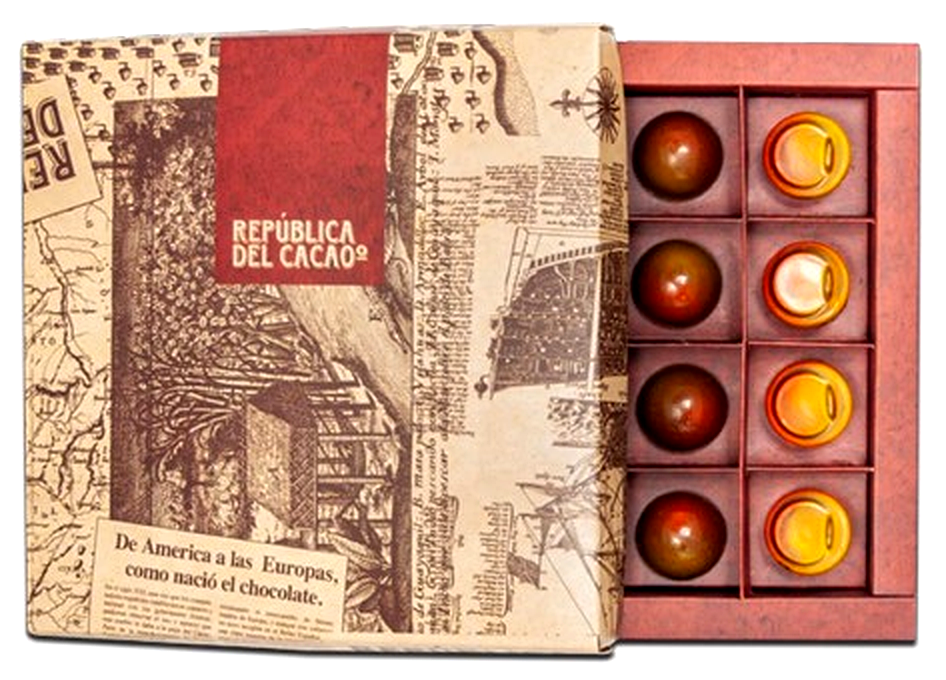 República del Cacao – Assorted Fine Chocolate Bonbons (Handcrafted) (Pack of 16)