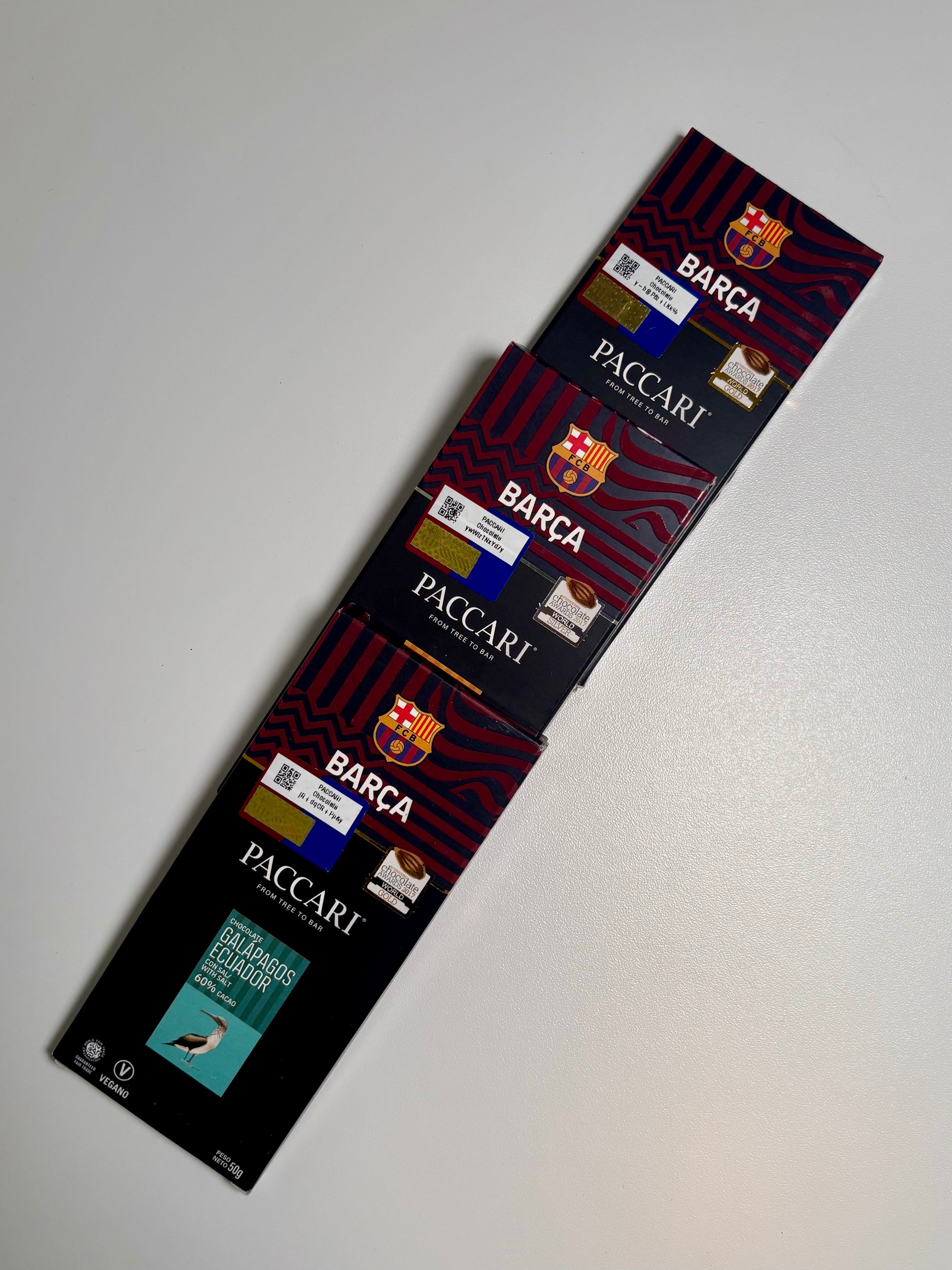 Barça x Paccari Amazonia chocolate bar