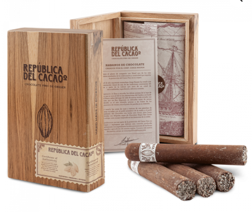 República del Cacao - 4 Dark Chocolate Cigars