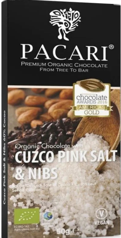 Paccari Sea Salt and Nibs 60% cacao